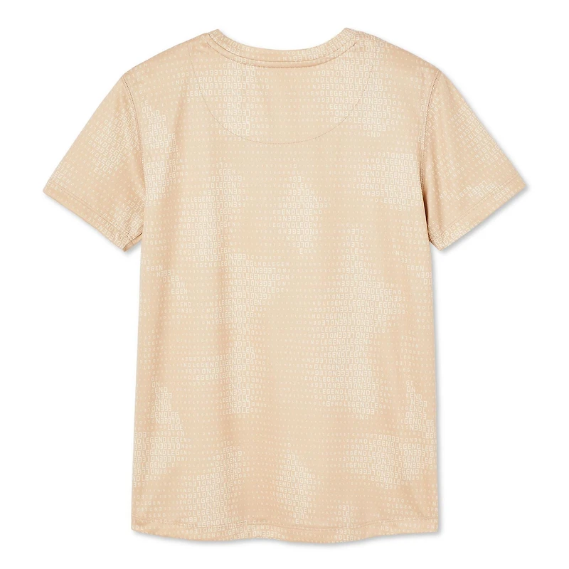 Athletic Works Boys' Short Sleeve Tech Tee, Sizes XS-XL