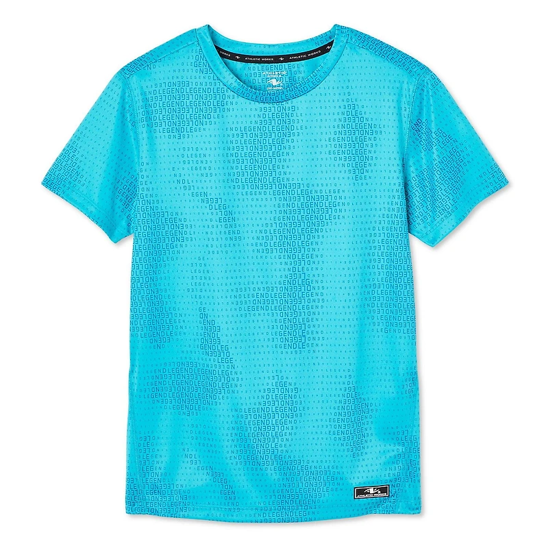 T-shirt technique à manches courtes Athletic Works pour garçons