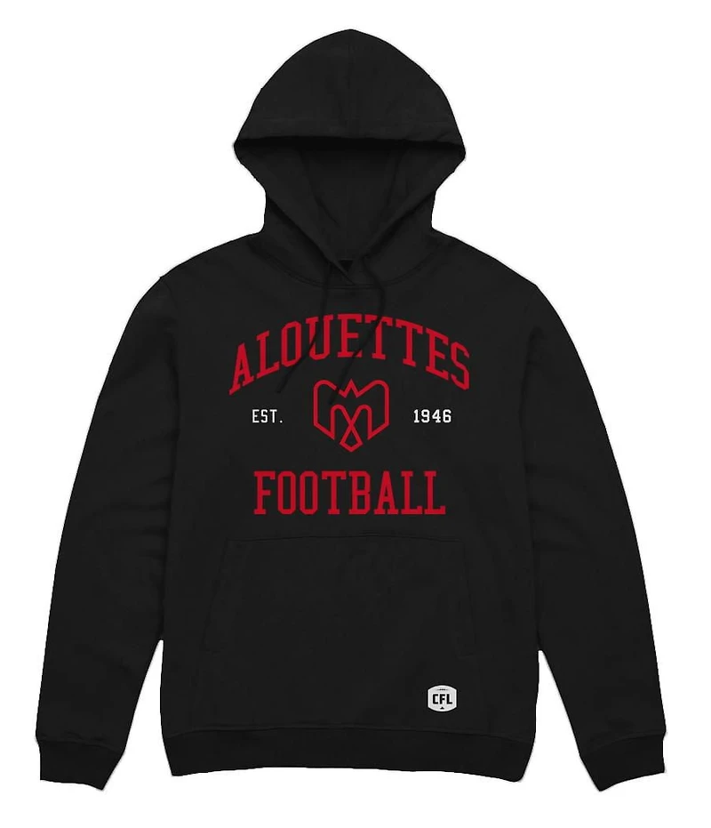 Montreal Alouettes Est. CFL Black Pullover Hoodie
