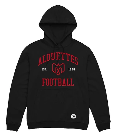 Montreal Alouettes Est. CFL Black Pullover Hoodie