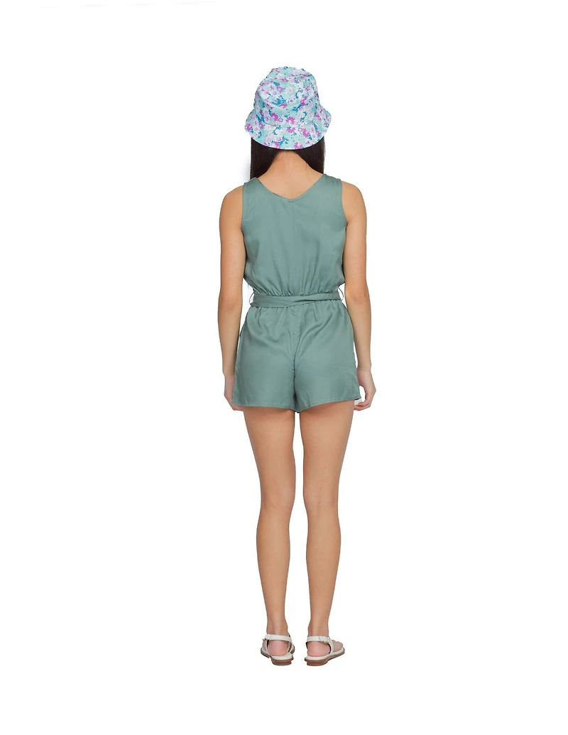 Barboteuse d'été en Tencel pour filles Justice