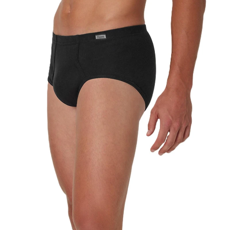Hanes Men's Underwear Briefs Pack, Mid-Rise, ComfortSoft Waistband