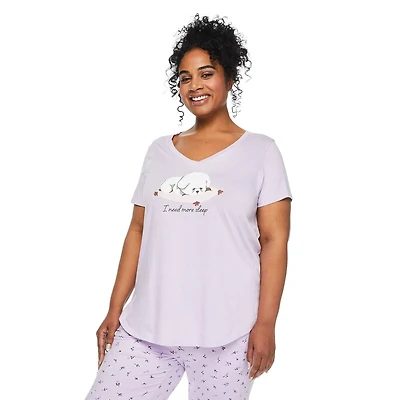 George Women's Plus V-Neckline Tee