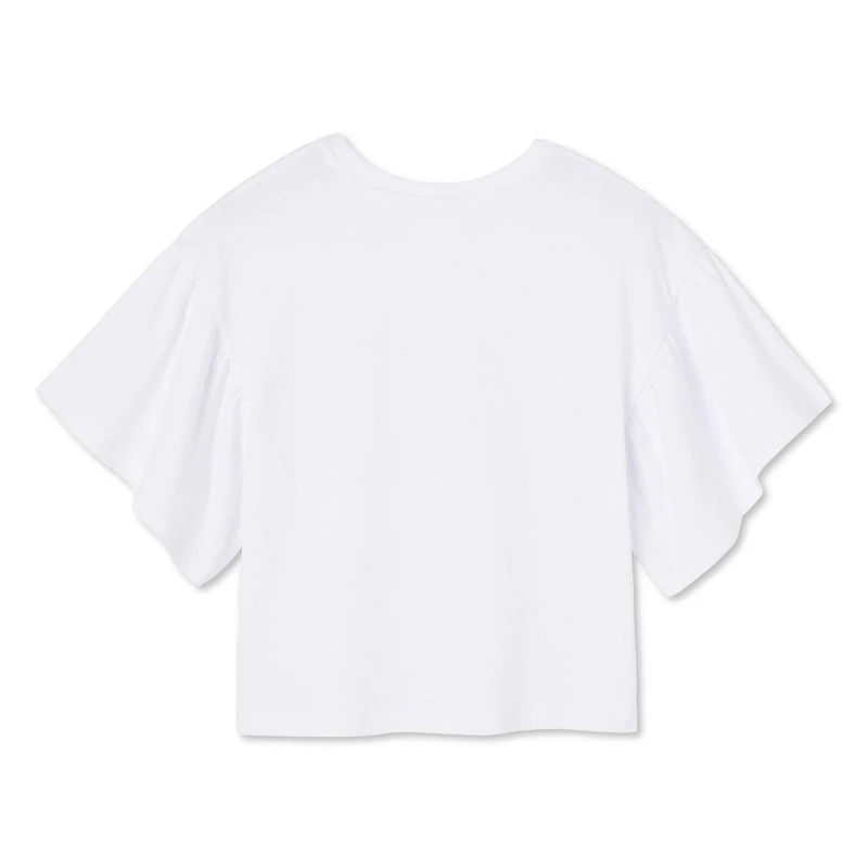 George Girls' Ruffle Sleeve Tee, Sizes XS-XL