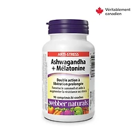 Webber Naturals Ashwagandha + Melatonin