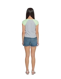 Jusice Girls Palm Block Graphic Fashion Tank