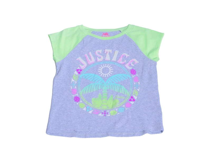 Jusice Girls Palm Block Graphic Fashion Tank