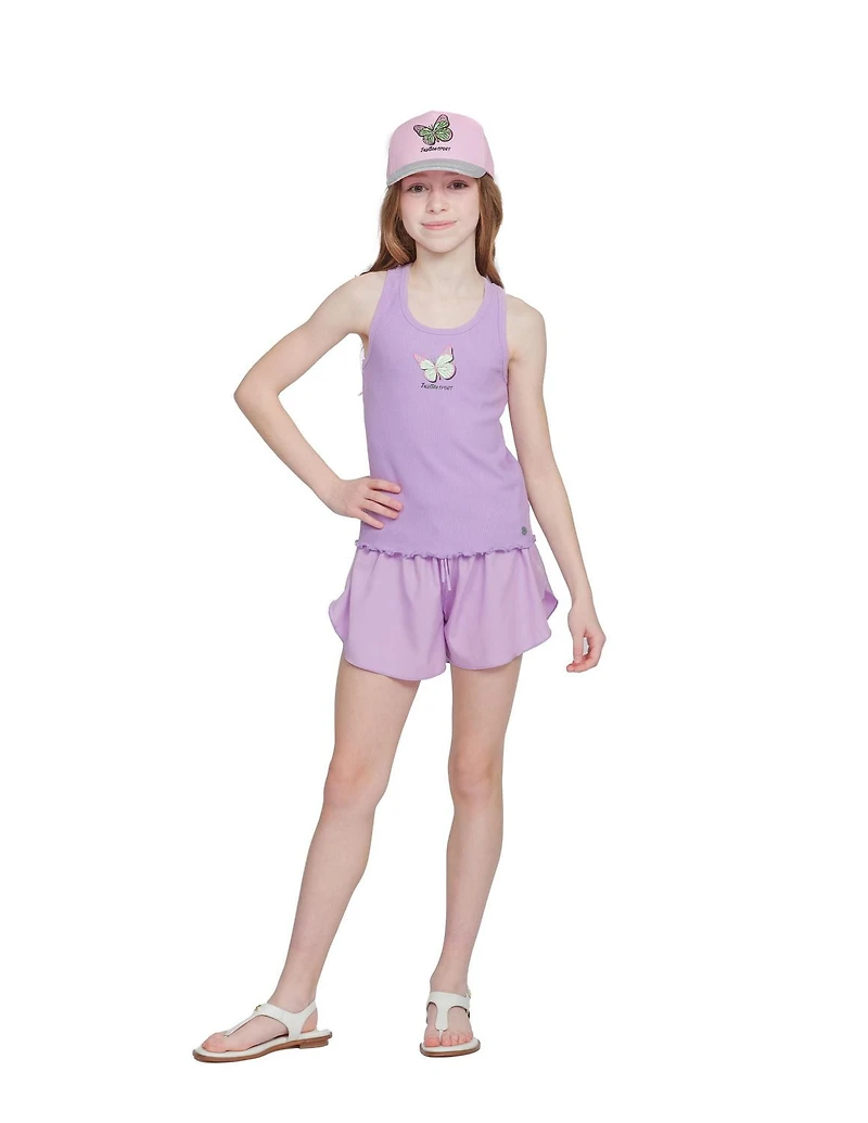 Justice Girls Butterfly Tank