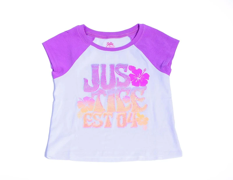 Justice Girls Summer Block Graphic Fashion Tank