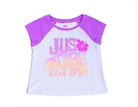 Justice Girls Summer Block Graphic Fashion Tank