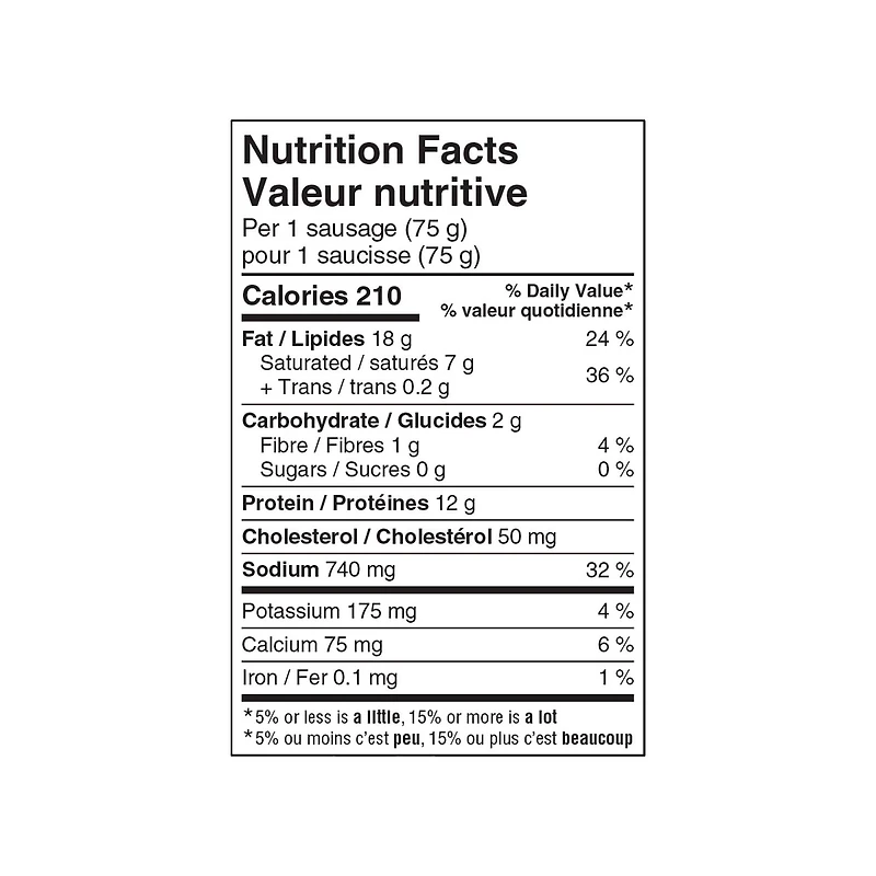 Smokies Sizzlin' au bacon et au cheddar Grimm's 450g