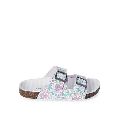 George Girls' Double Buckle Sandals