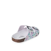 George Girls' Double Buckle Sandals