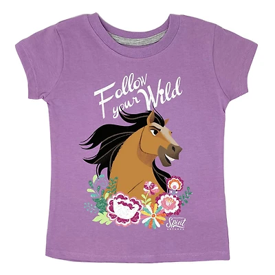 Spirit Riding T-shirt à manches courtes pour fille