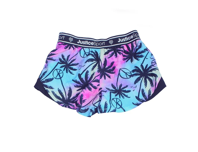 Justice Girls Palm And Justice Shorts