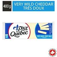 P’tit Québec Fromage cheddar très doux 400g
