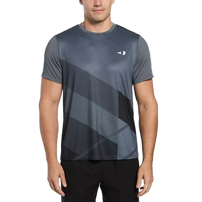 Grand Slam Men's Asymmetric Front Panel Tennis Shirt