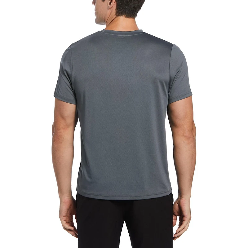 Grand Slam Chemise de tennis asymétrique à panneau avant pour hommes