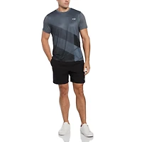 Grand Slam Chemise de tennis asymétrique à panneau avant pour hommes