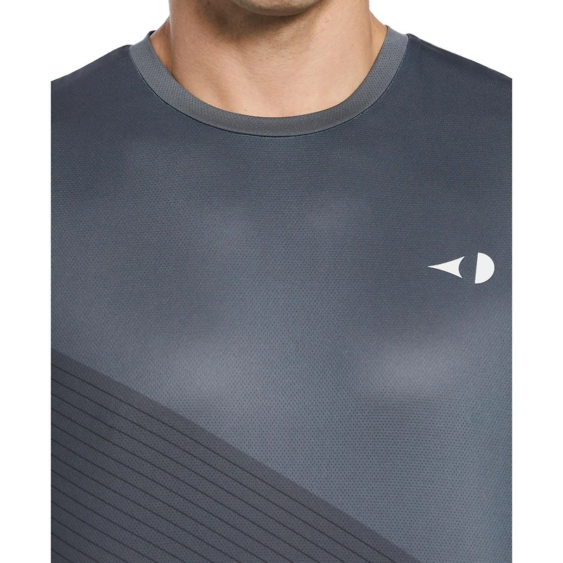 Grand Slam Men's Asymmetric Front Panel Tennis Shirt