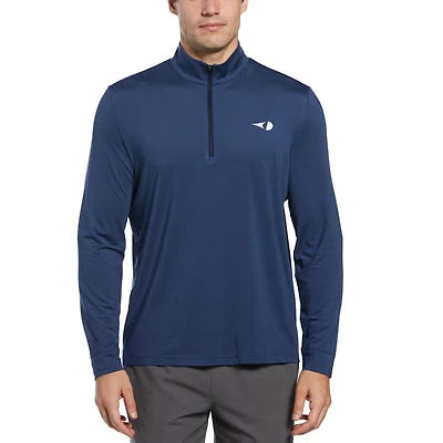 Grand Slam Men's Solar 1/4 Zip Tennis Shirt