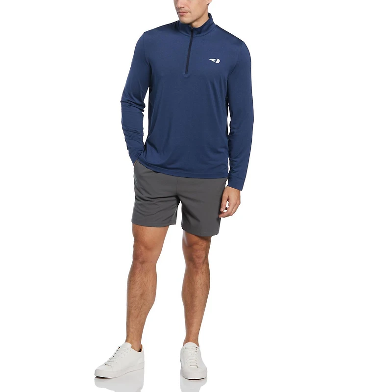 Grand Slam Men's Solar 1/4 Zip Tennis Shirt
