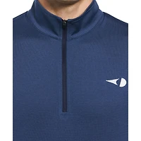 Grand Slam Men's Solar 1/4 Zip Tennis Shirt