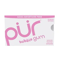 PUR Gum, Aspartame Free, Sugar Free & 100% Xylitol, Bubblegum Chewing Gum