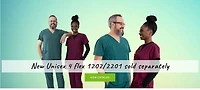 Greentown Canada Scrubs 4Flex 1202 Unisex Scrub Top