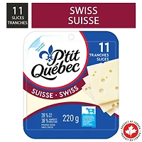 P'Tit Quebec 240g Swiss Natural Slices, 240g
