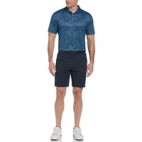 Ben Hogan Polo de golf à imprimé feuillage brillant pour hommes