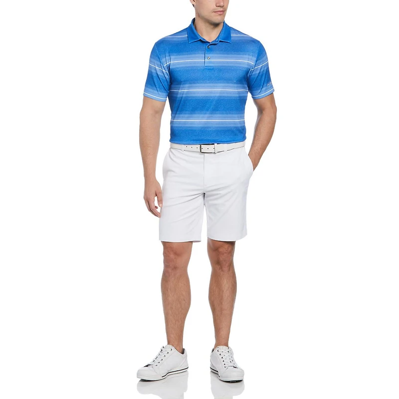 Ben Hogan Polo de golf chiné à rayures tendance pour homme
