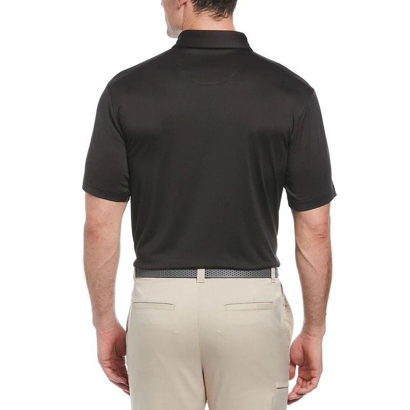 Ben Hogan Polo de golf à rayures dégradées sur la poitrine pour hommes