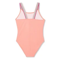 Maillot de bain 1 pièce de couleur unie George pour filles