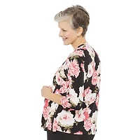 Haut à manches 3/4 trompe-l'œil Penmans pour femmes