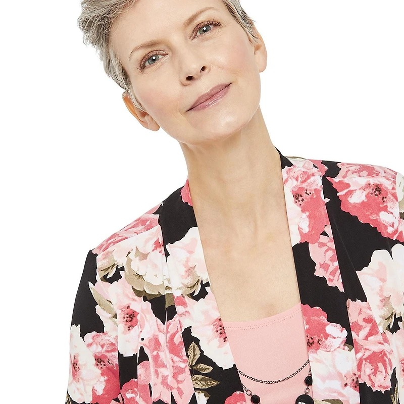 Haut à manches 3/4 trompe-l'œil Penmans pour femmes