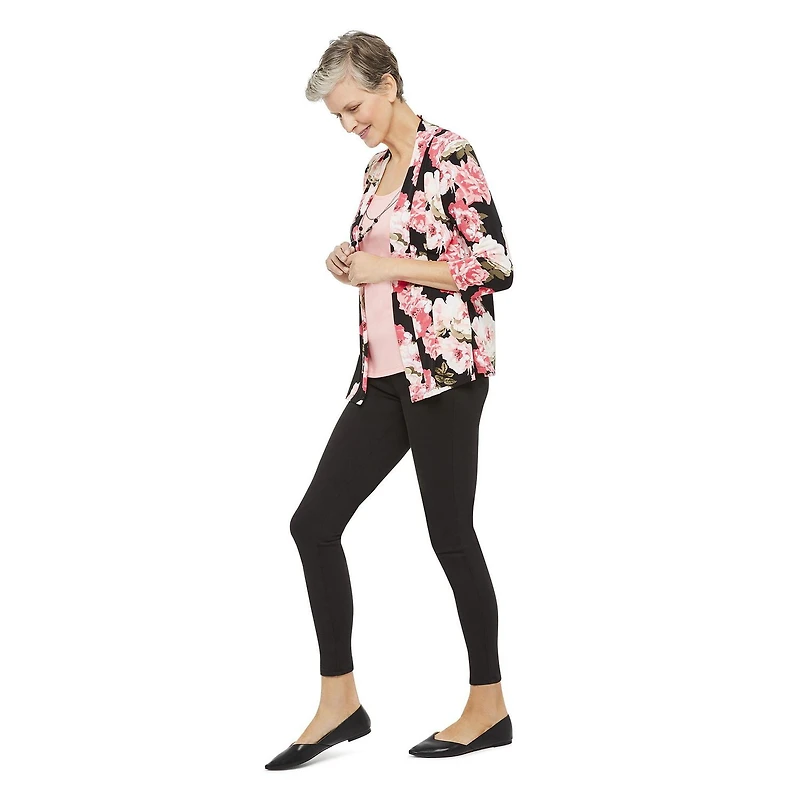 Haut à manches 3/4 trompe-l'œil Penmans pour femmes