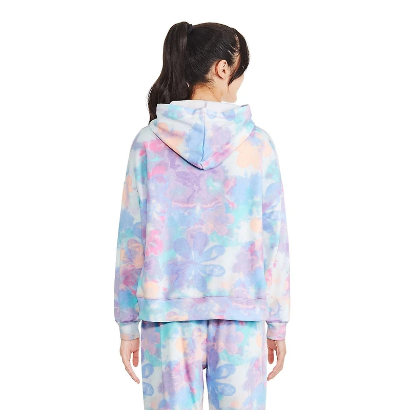 Haut à capuchon en molleton Justice pour filles