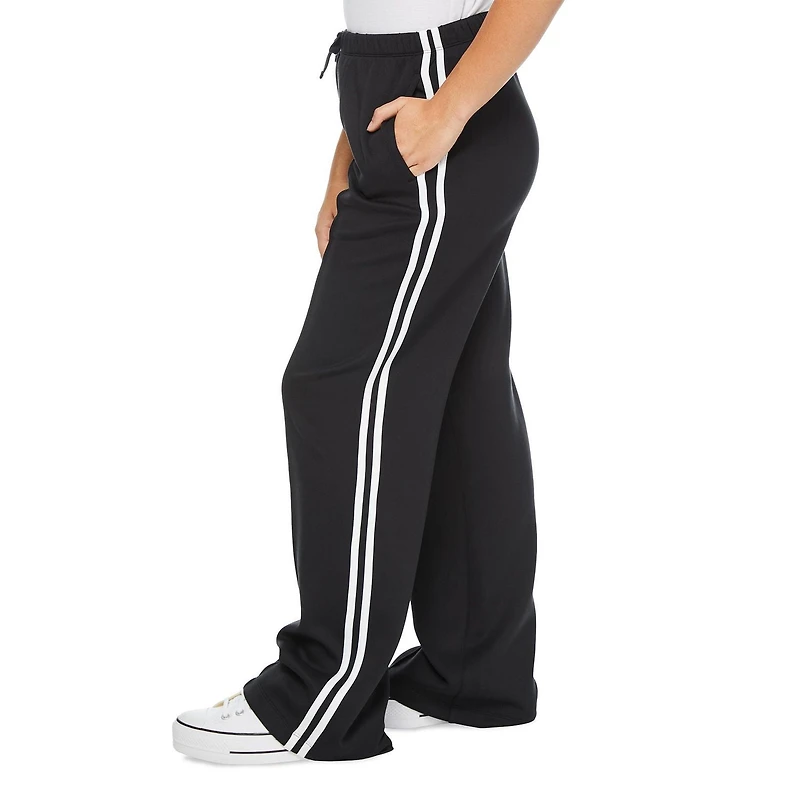 My Sister's Closet Girls' Wide Leg Side Stripe Pant