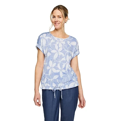 Haut à ceinture nouée Iyla pour femmes Tailles P-TTG