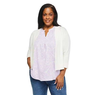 Iyla Women's Plus Knit Shrug