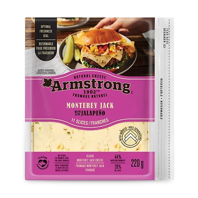 Armstrong Fromage monterey jack avec jalapeño en tranches