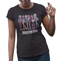 Monster High T-Shirt manche courte à col rond pour femmes