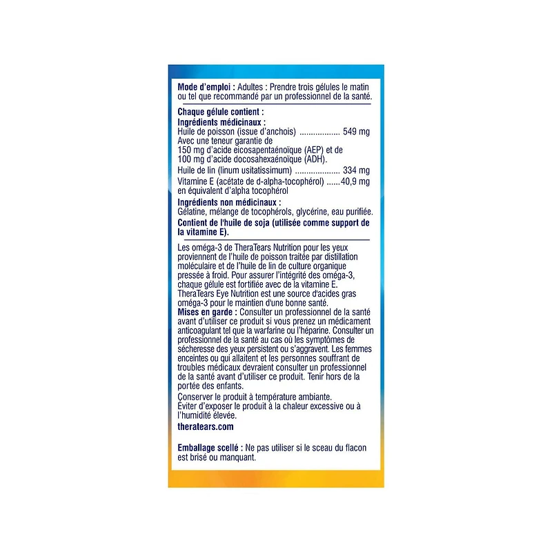 TheraTears Nutrition Pour Les Yeux