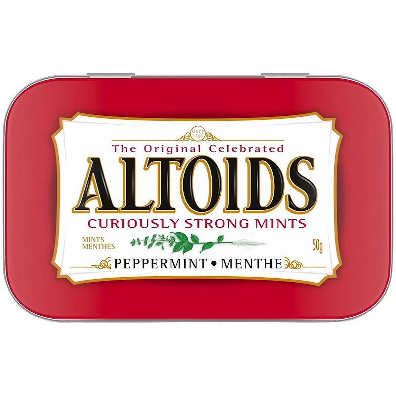 ALTOIDS, Menthe poivrée, menthes, boîtier, 50 g