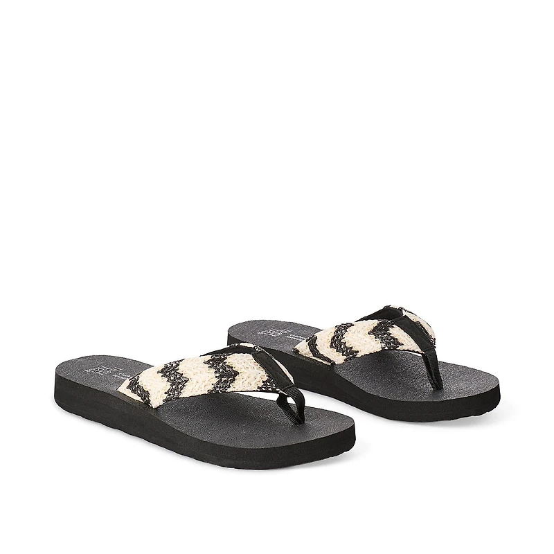 Tongs confort Time and Tru pour femmes