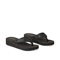 Sandales compensées ornées de strass Time and Tru pour femmes
