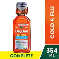 Vicks Dayquil Complete Cold & Flu Liquid, 354mL