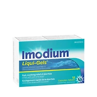 Imodium Diarrhea Relief, Liqui-Gels, 12 Count