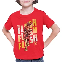 Flash Boy's Short Sleeve crew neck T-Shirt, Sizes XS to XL